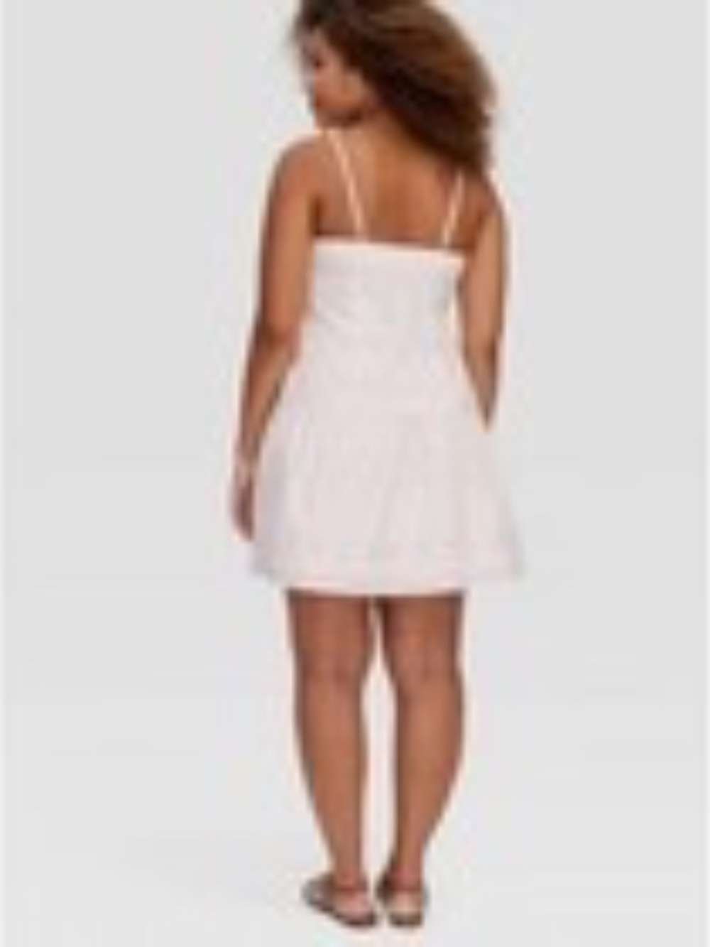 Women's Drop Waist Eyelet Mini Dress White/Lavender - Roller Rabbit - Picture 2 of 3